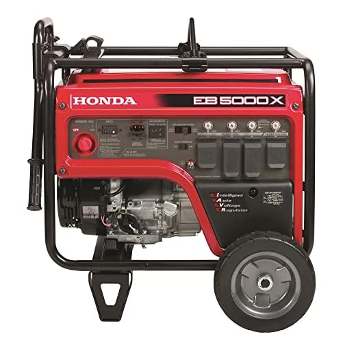 Honda 5,000 Watt Gas Powered 49-State Portable Generator With Co-Minder