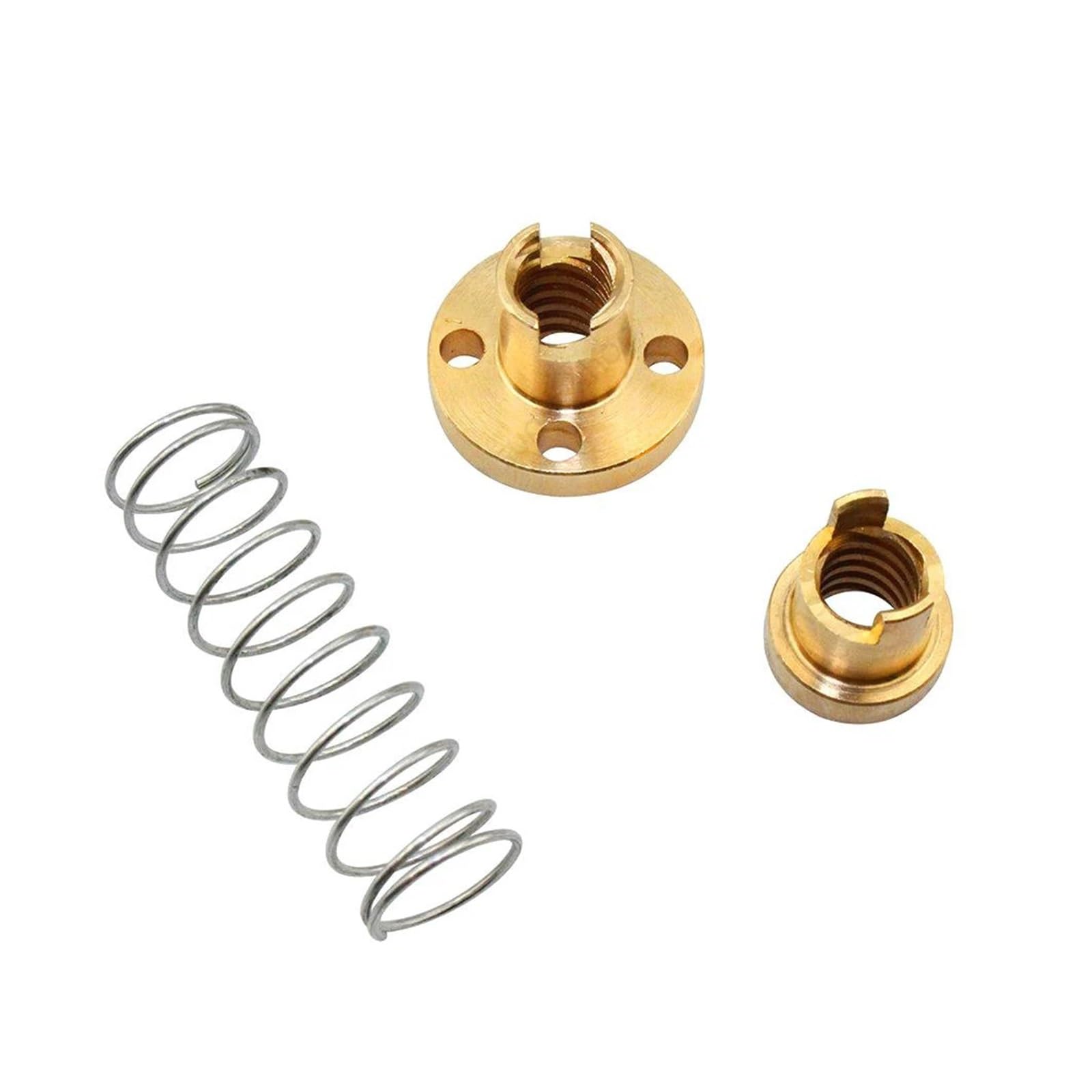 Śruba kulowa bezluzowa Śruba trapezowa T8 Śruba pociągowa anty-luzowa Nakrętka sprężynowa Gwint 8 mm Skok 1 mm Długość 250 mm-850 mm(850mm)