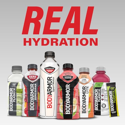 Image of BODYARMOR Flash I.V. Electrolyte Packets, Strawberry Kiwi, Lemon Lime, & Tropical Punch Variety Pack, Zero Sugar Drink Mix, Single Serve Packs, Coconut Water Powder (15 Count)
