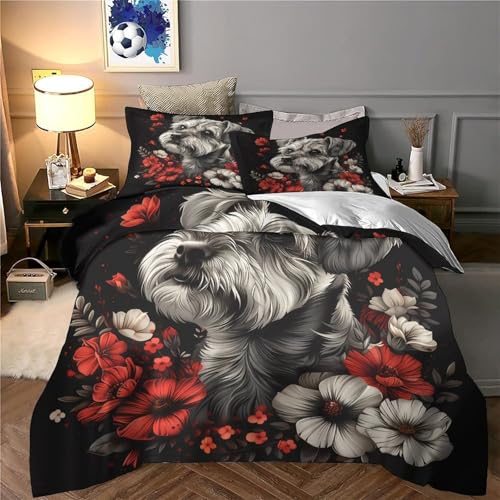 Parure de lit 3D effet haut de gamme en microfibre ultra douce King