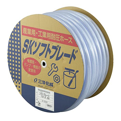 �O�m���� SK�\�t�g�u���[�h�z�[�X 19×26mm 30m SB-1926D 30B �N���A
