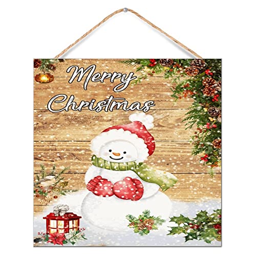 Panneau de décoration murale rustique de Noël en bois portrait de Père premium - 2