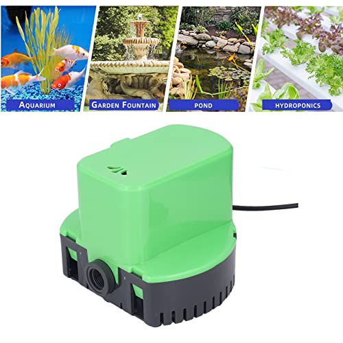 Automatische Entwässerungspumpe für Poolabdeckungen, 1200 GPH, Yacht-Wasserentwässerungspumpe für Schwimmbäder, Whirlpools, Keller, Wasserentfernung, Entwässerung