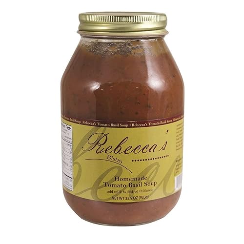 Rebecca's Bistro Sopa de tomate y albahaca 32.9 oz