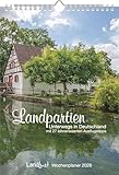 Landlust - Landpartien – Unterwegs in Deutschland 2026 – Wochenkalender 21×30 cm mit 27 Ausflugstipps, Wandkalender für Naturfreunde & Reiselustige