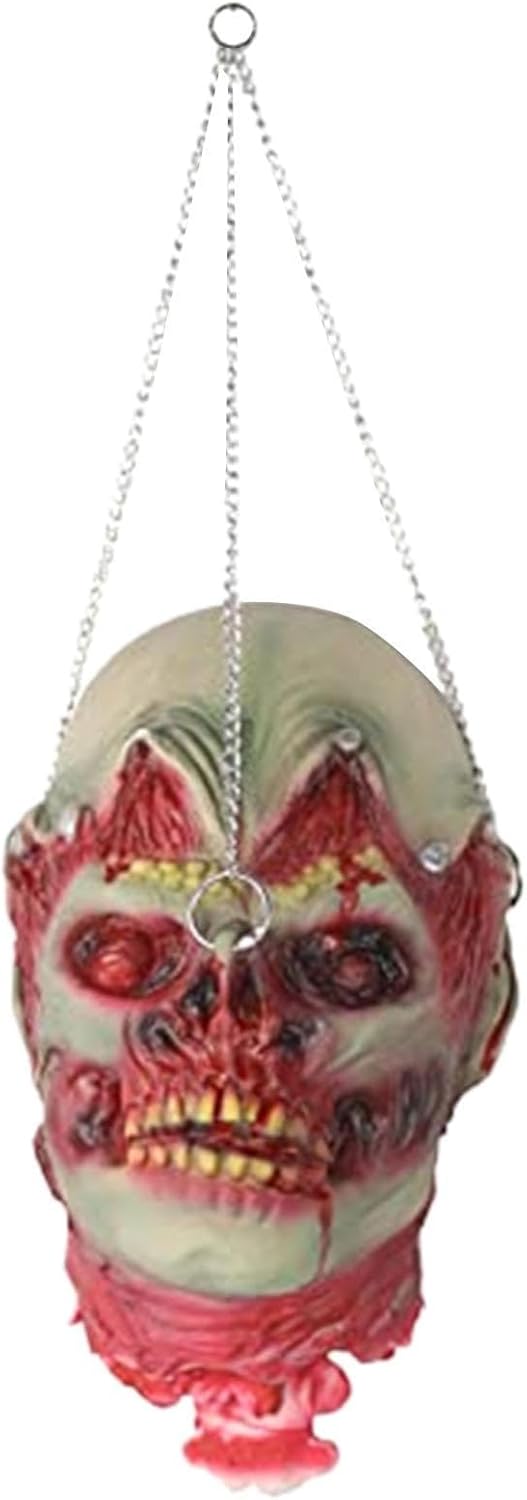 CPYGMXI Head Prop - Scary Halloween Decorations - Body Part Waterproof Ornament for Escape Room Horror Maze Theater Production