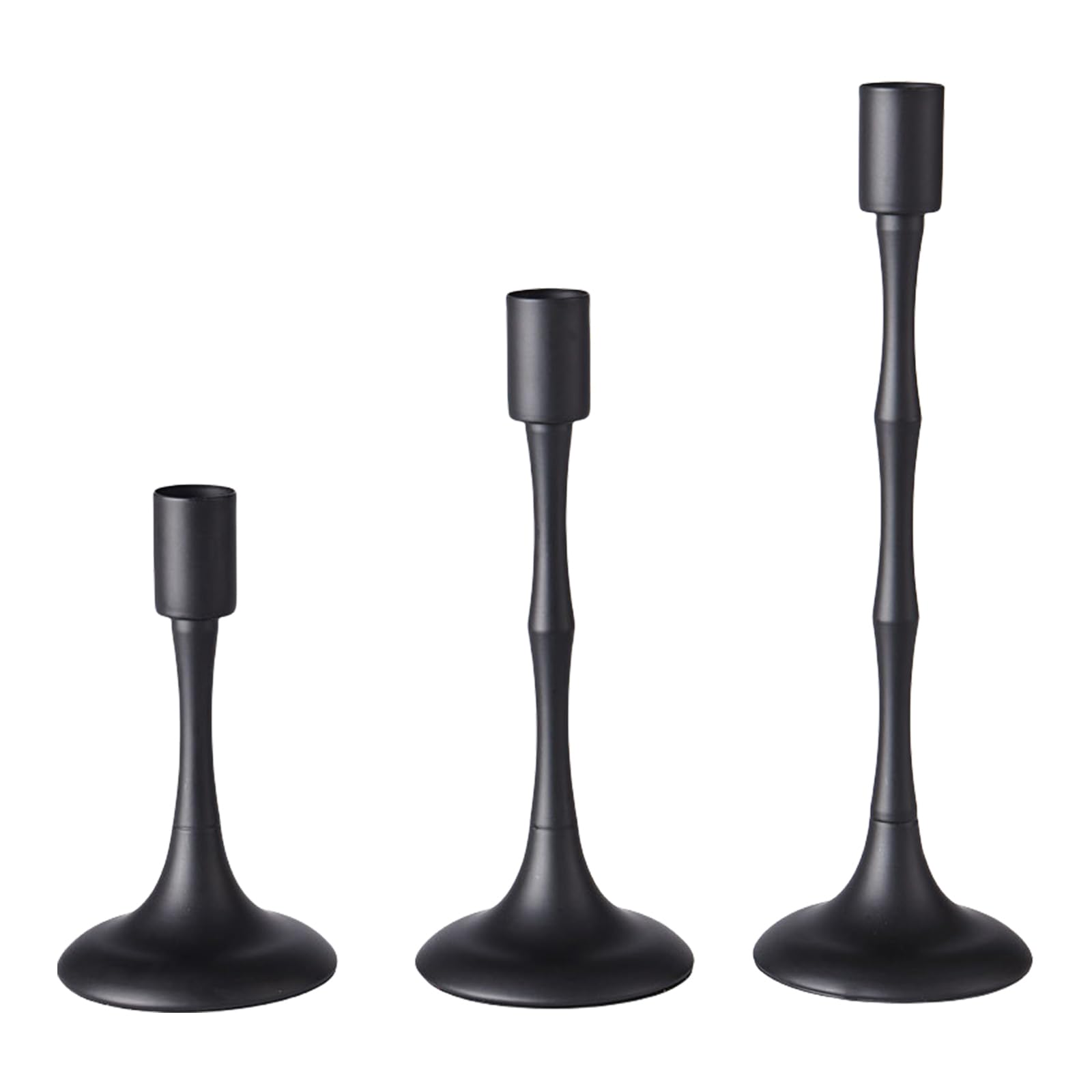 Tsophreniq 3Pieces Iron Candlestick Holder Set for Wedding, Birthday and Home Decoration Candlesticks Decorative Candlesticks