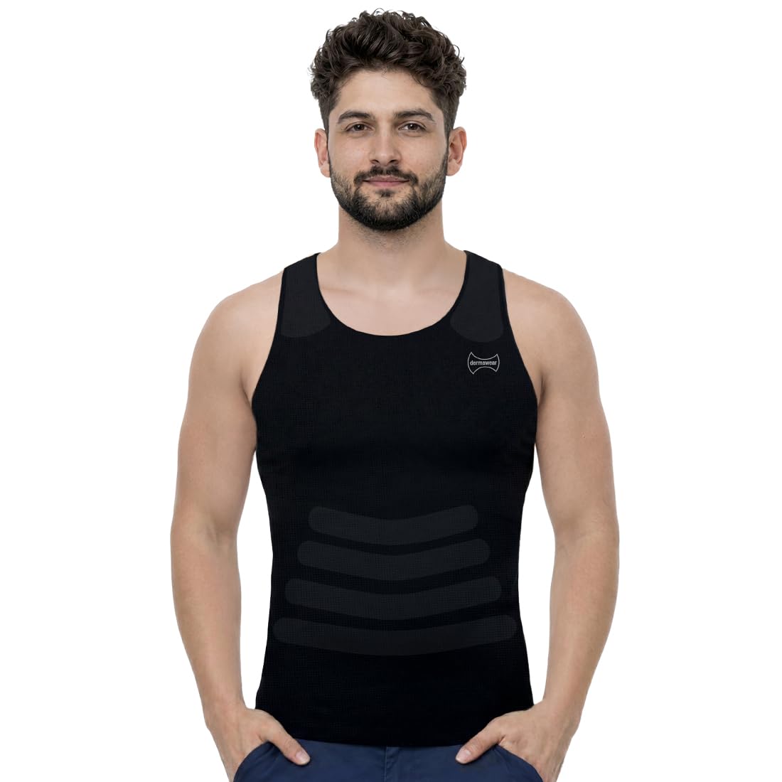 dermawear Men Breezeology Zenrik Chest and Abdomen Shapewear Vest