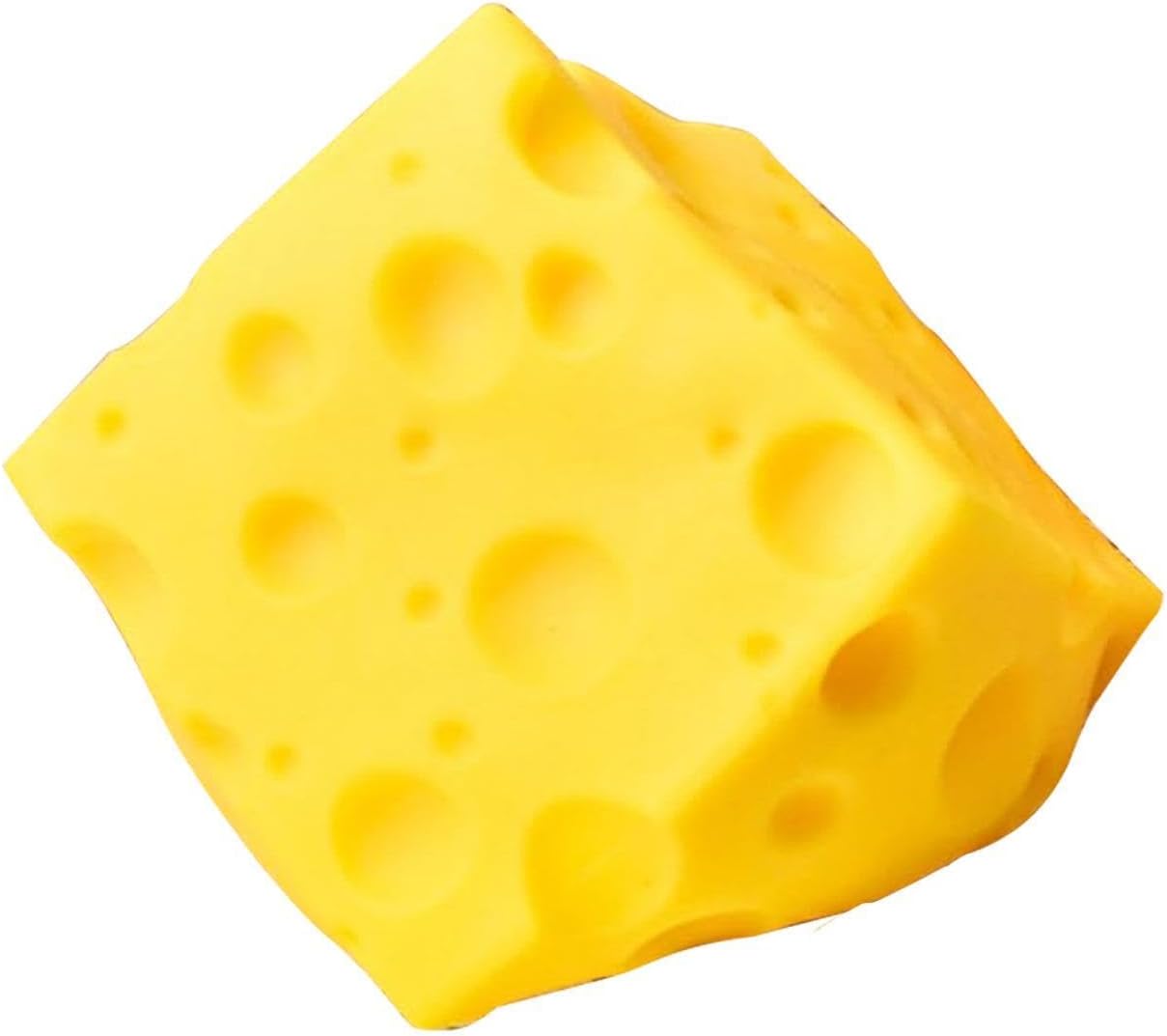 Fidget Toy - Soft Cheese Squeeze Stress Reliever, Large Funny Sensory Hand Toy with Quiet Press Texture, Slow Rising Relaxation Feature, Ideal for Workplace Study Waiting Rooms Calm Down Focus