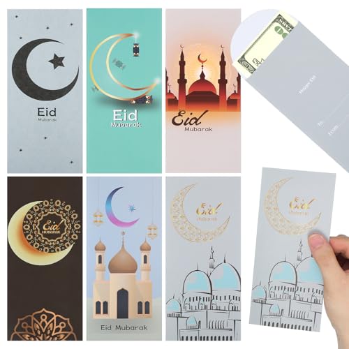 Sobres para Tarjetas de Eid Mubarak Abaodam ideales para obsequios religiosos y eventos festivos