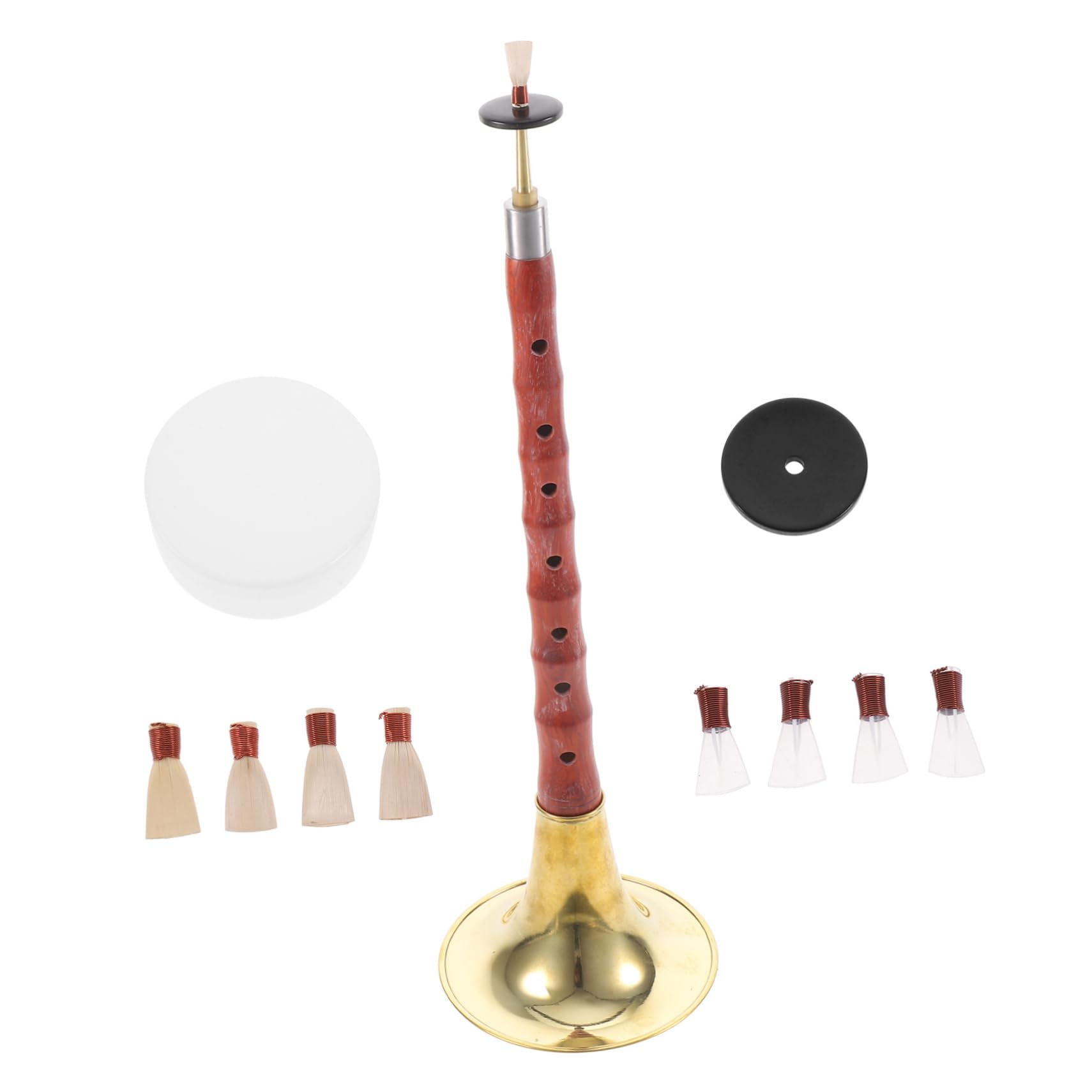 Totority Rosewood-made Chinese Suona Beginner's Music Instrument Lightweight Easy to Play Random