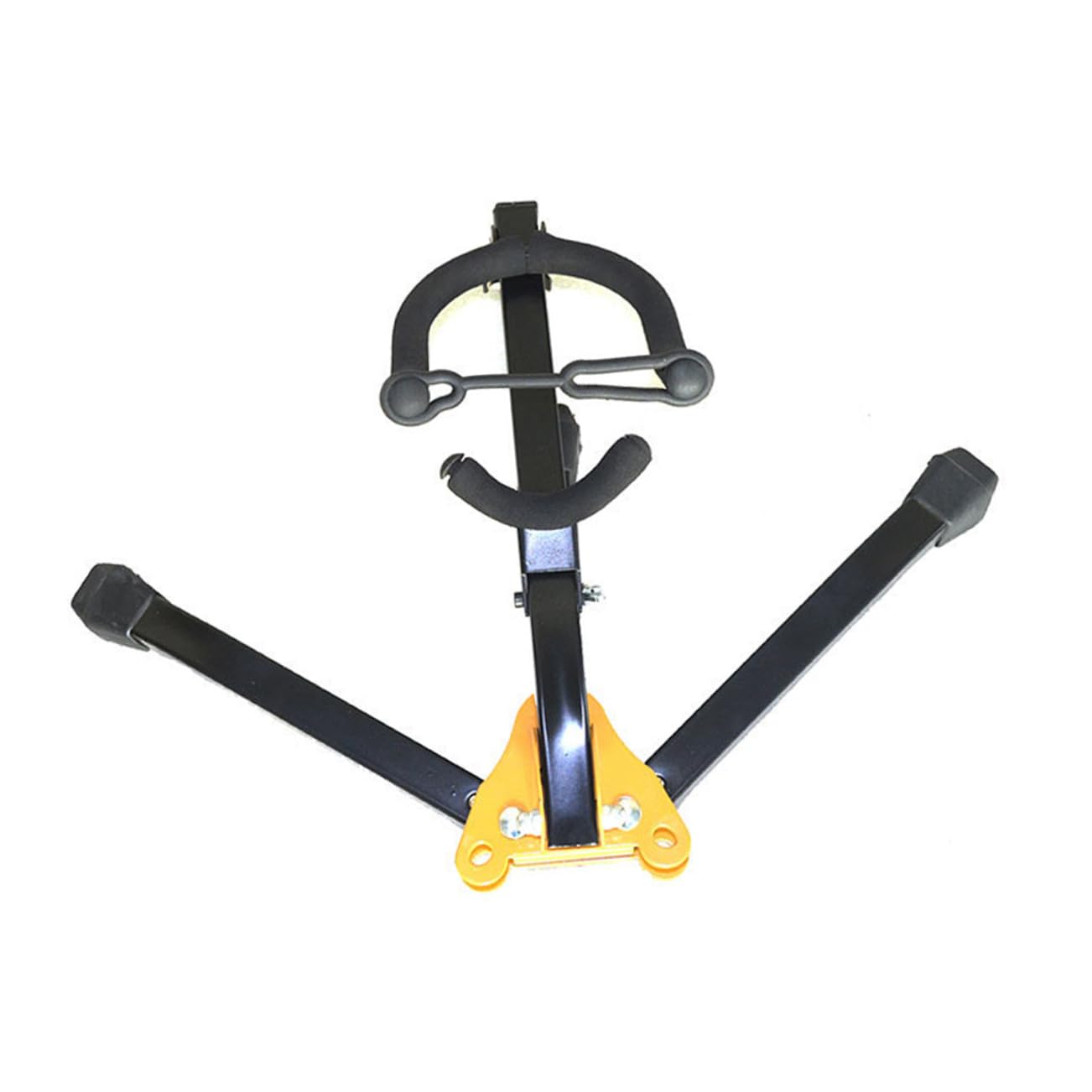 NULYLU Foldable Saxophone Bracket Saxophone Display Bracket for High-pitched Sax Triangular Support for Safety and Stability