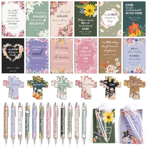 Mini verset de la Bible et stylo pour animation paroissiale