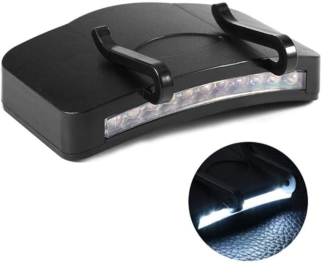 Alomejor LED Hat Light 11 LED Bulbs Cap Lamp for Fishing, Camping, Hunting, Running, Hiking and Other Outdoor Activities