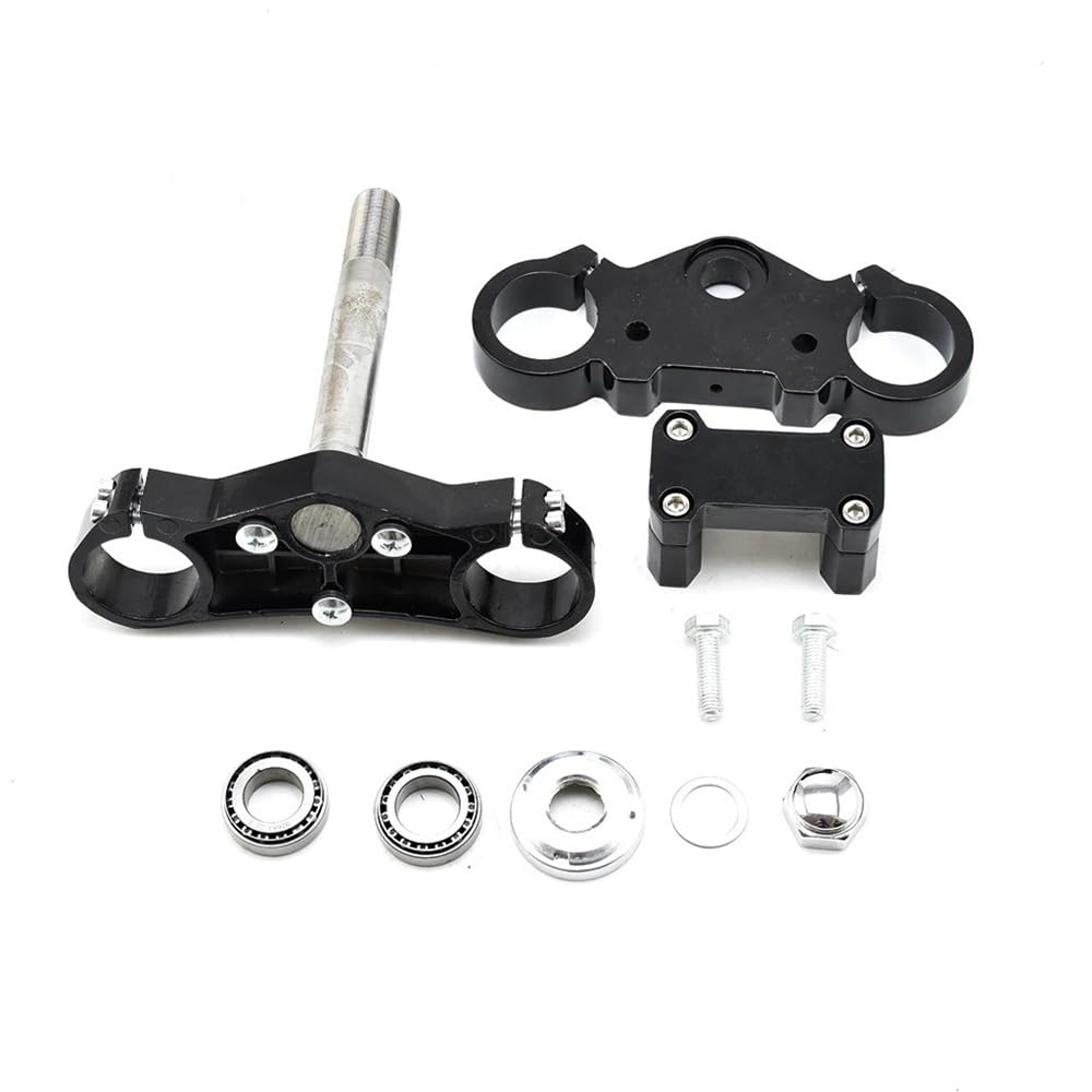 Universal Aluminum Triple Tree Steering Clamp Bar Riser Compatible with 22mm Handlebar Pit Bike 45/45 205L