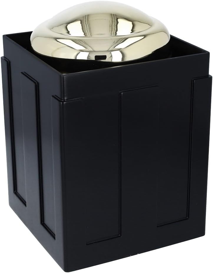 Burial Set – Metal Urn with Protective Vault - Funeral Set Complete cremation burial kit (Cross/Vault/Plaque)