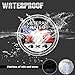 Veteran Badge Rated 3D Metal Car Badges, Round Decals - Compatible with Jeep Wrangler Vehicles, Trucks, SUV