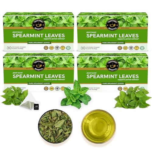 Teacurry Spearmint Tea Bag - Helps With Hormonal Imbalance, Facial Hair, And Pcos | Spearmint Leaves (30 Tea Bags - 1 Month Pack), 60 Grams product image 8