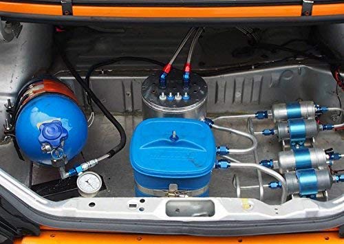 Thebluestone -4An -6An -8An -10An Braided Fuel Line Hose 10Ft -8An Nylon Braided For 1/2" Tube Size #TOP5