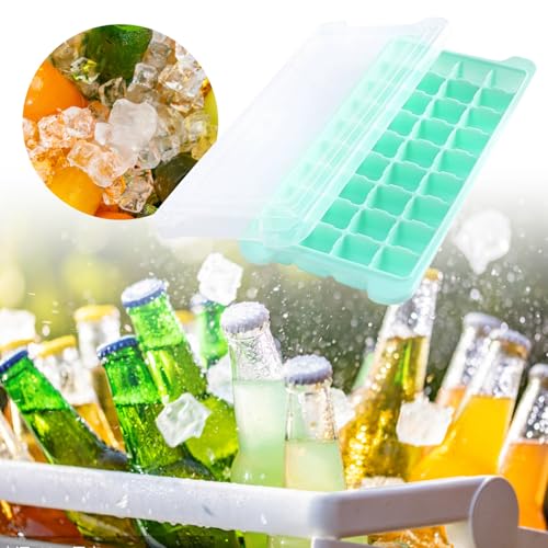 Bandeja para Hielo Plástica con Tapa 36 Cubos miniatura 2