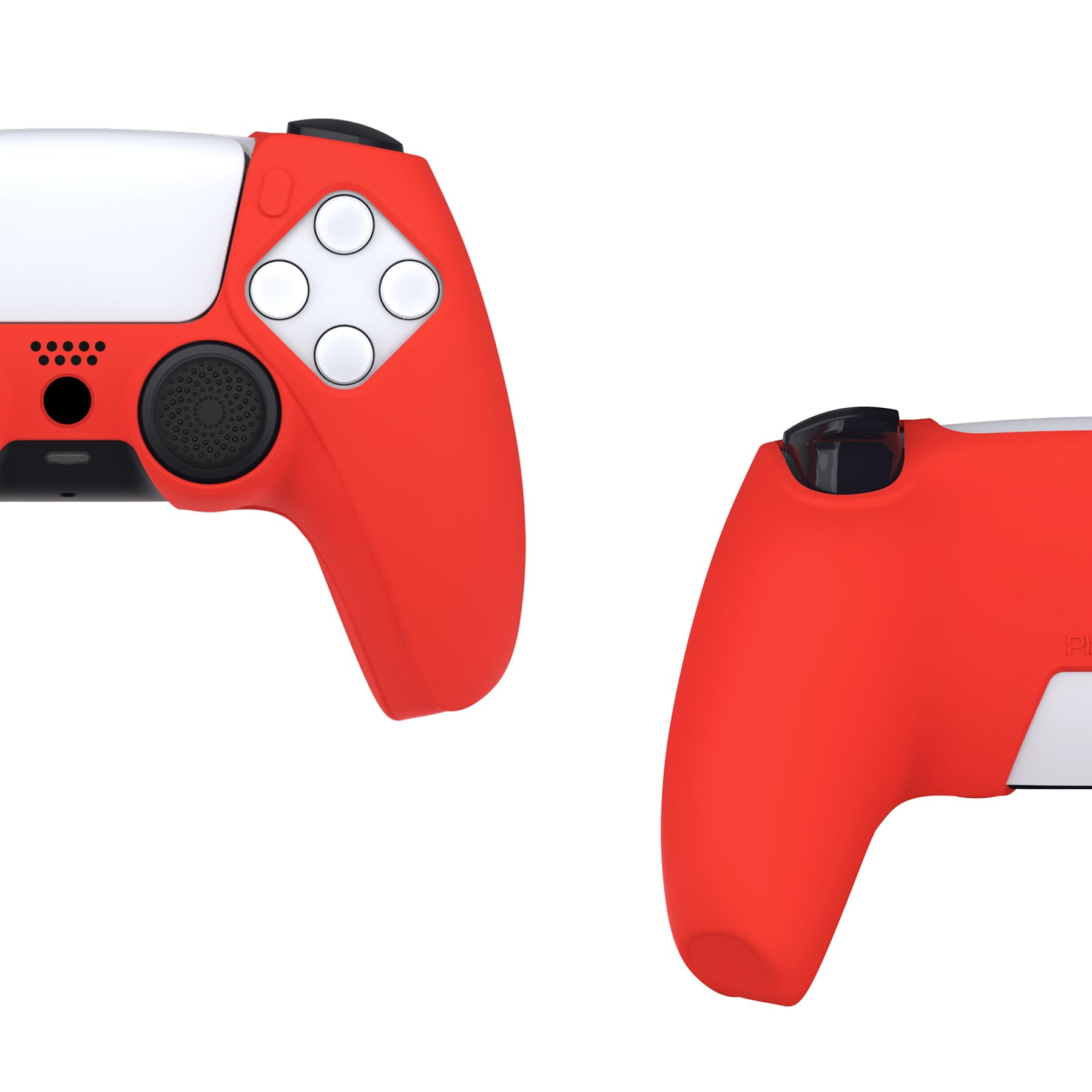 PlayVital Funda de Silicona para ps5 Mando - Cubierta Protectora Antideslizante y Suave con 6 Tapas para Pulgar, Grip Mejorado, Compatible con Base de Carga (Pure Series-Efectivo 100 Dólares) — view 30