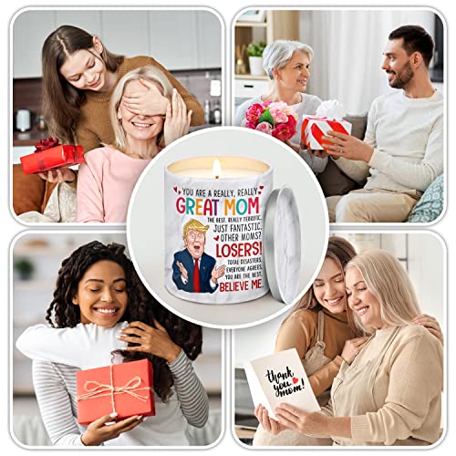 Funny Mom Gifts, Birthday Gifts For Mom From Son, Daughter, Presents For Mom, Mother-In-Law, Bonus Mom, Stepmom, God Mother, New Mom Gifts For Women, Vanilla Lavender Scented Candle 10Oz #TOP5