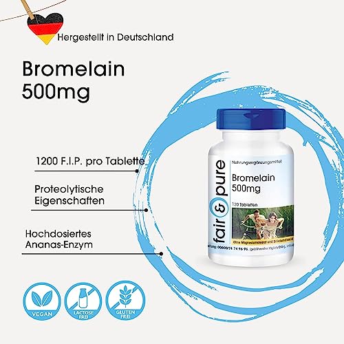 Bromelain Fair & Pure 500mg – Hochdosiertes Ananasenzym