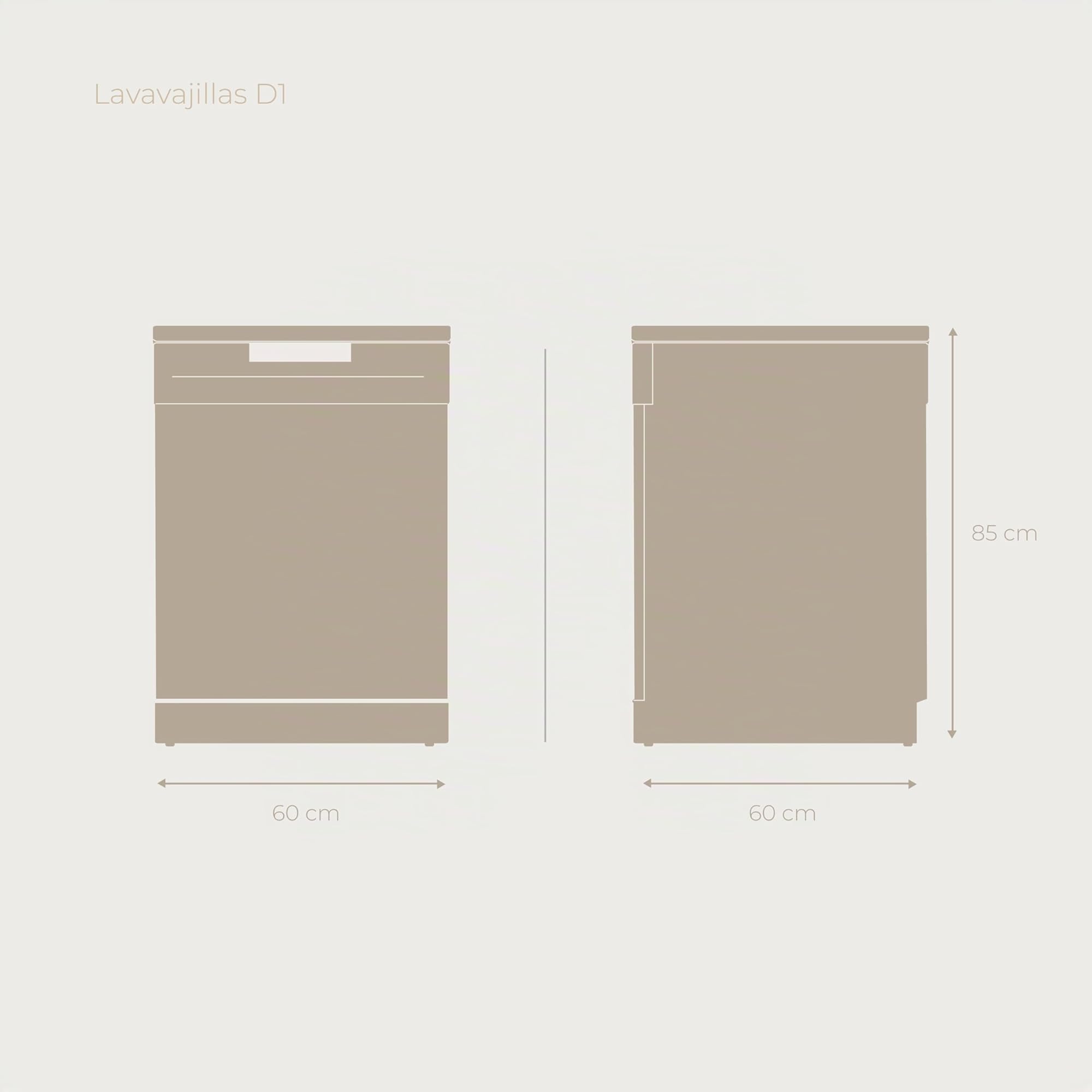 EVVO Lave-vaisselle 60 cm 12 couverts 5 programmes blanc