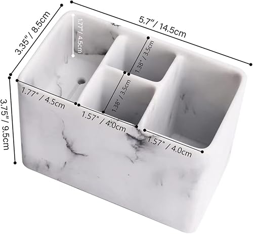 Miniatura 2 de Organizador de cepillos de dientes para baño, almacenamiento de pasta de dientes, soporte para maquinilla de afeitar, colgador de brillos de