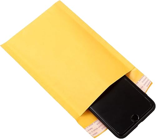 Miniatura 7 de Acrux7 Sobres acolchados de burbujas de 5 x 7 pulgadas, paquete de 50 sobres acolchados de papel kraft de burbujas autosellables con despegue y