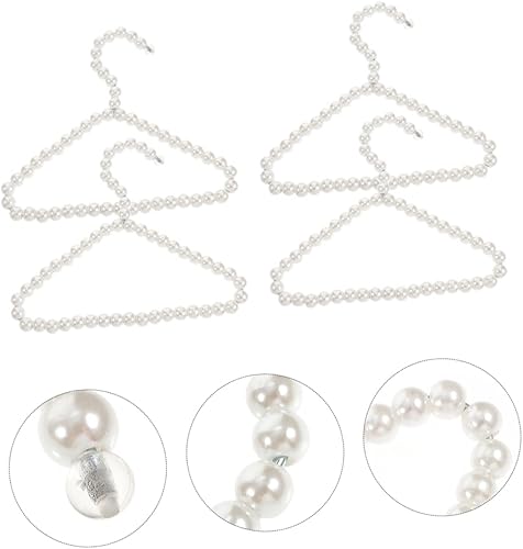 Miniatura 7 de Garneck 5pcs Coat Hanger Toddler Pants Hangers Toddler Dresses Baby Clothes Hangers for Closet Small Dog Hangers Pearl Clothes Hangers Blouse Hanger