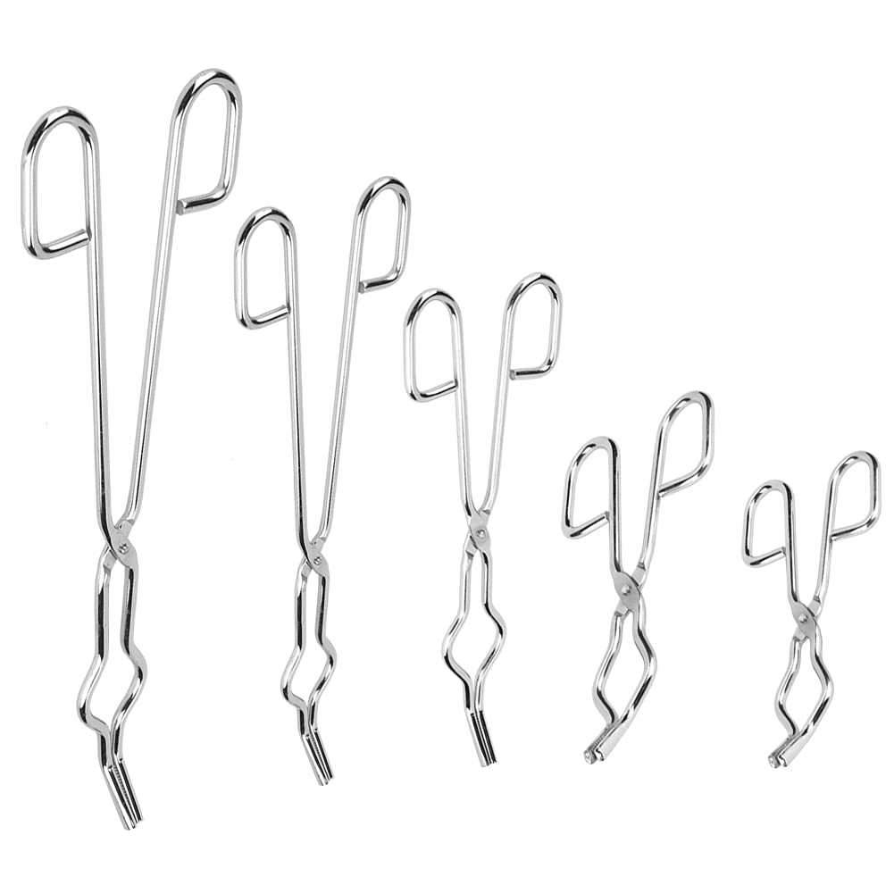 Pinze per Crogioli, Pinze per Crogiolo in Acciaio Inossidabile per Supporto Becher Strumento di Colata per Raffinazione del Metallo per L'Industria di Laboratorio(11.8 inch)