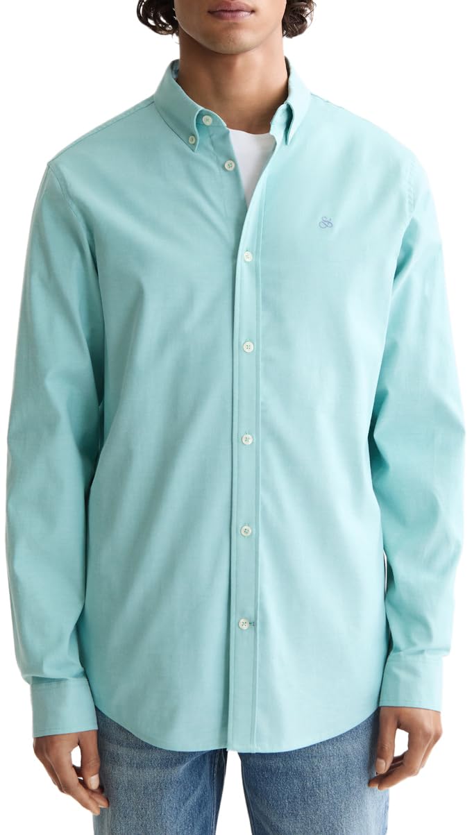 Scotch & Soda Oxford Shirt Camicia Uomo (Pacco da 1)