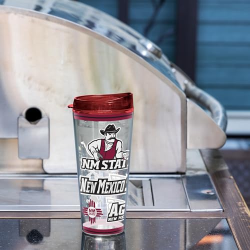 Image of Rico Industries NCAA College Double Wall Mayhem 16oz Or 20oz Tritan Tumbler W Lid
