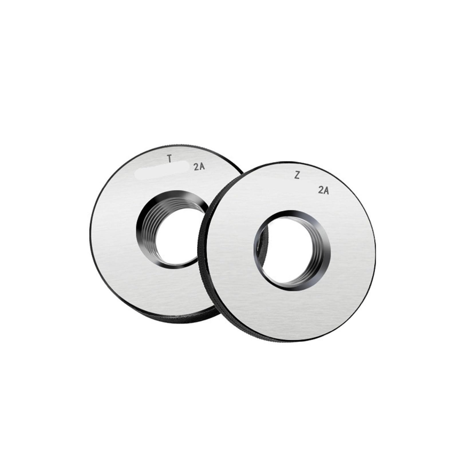 1SET Genauigkeit 2A Metrisches Feingewinde-Ringmessgerät UNS10-28 Messwerkzeug, GO-NO GO-Messgerät