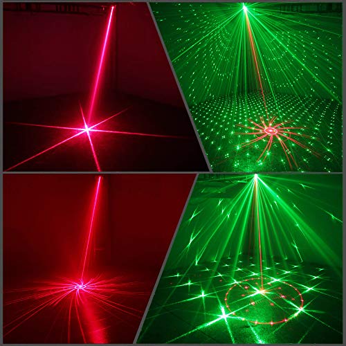 Party Lights DJ Lights Disco Stage lights Sbolight Led Projector Strobe lights dj equipment for Stage Lighting with Remote Control for Dancing Christmas Gift Thanksgiving KTV Bar Birthday Outdoor