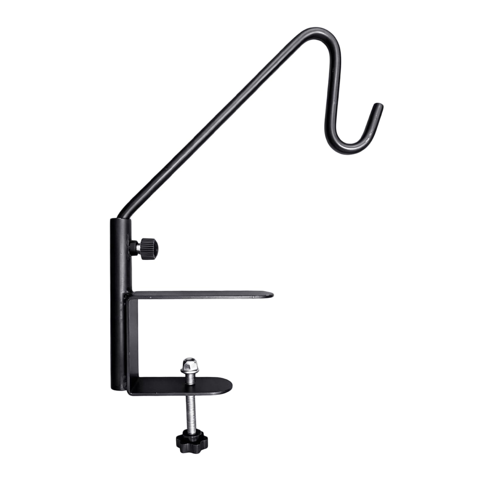 Nrgqaxm Dk Deck Bird Feeder Hanger, Adjustable Hummingbird Feeder Hook For Deck Railing 360 Degree Rotary Bird Feeders Hanger Steel Hanging Hook For Birds Planter Wind Chimes Outdoor Garden Decor
