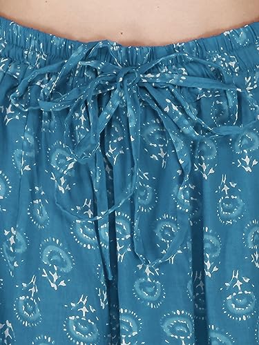 Image of Sttoffa Cotton Printed Women Wear Maxi Long Skirt 40 inch inch Full Length