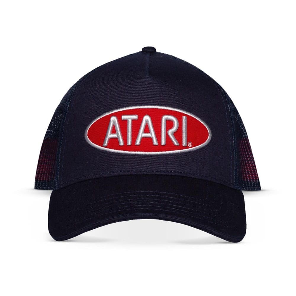 Casquette Atari Difuzed Varsity haut de gamme avec finitions soignées bleues