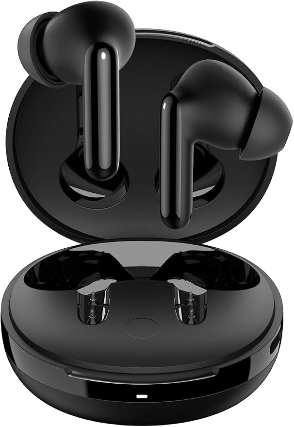 Spigen Audio Newly Launched SA-TW S10 True Wireless in Ear Earbuds with 30H Playtime, Upto 28dB ANC, Transparency Mode, EQ Customizing App, 4-MIC, Gaming Mode, 10mm Driver, IPX5 - Black | True Wireless in Ear Earbuds 30H Playtime, Upto 28dB ANC, Transpare