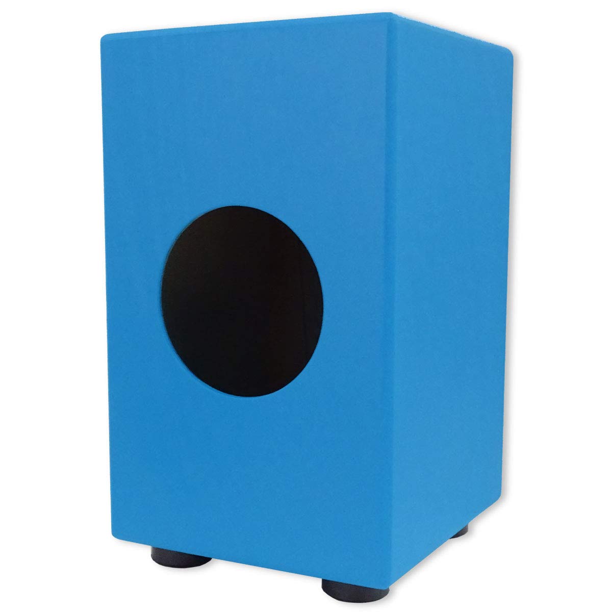 keepdrum DC1M Junior Cajón para niños, taburete de tambor azul + funda + almohadilla de asiento