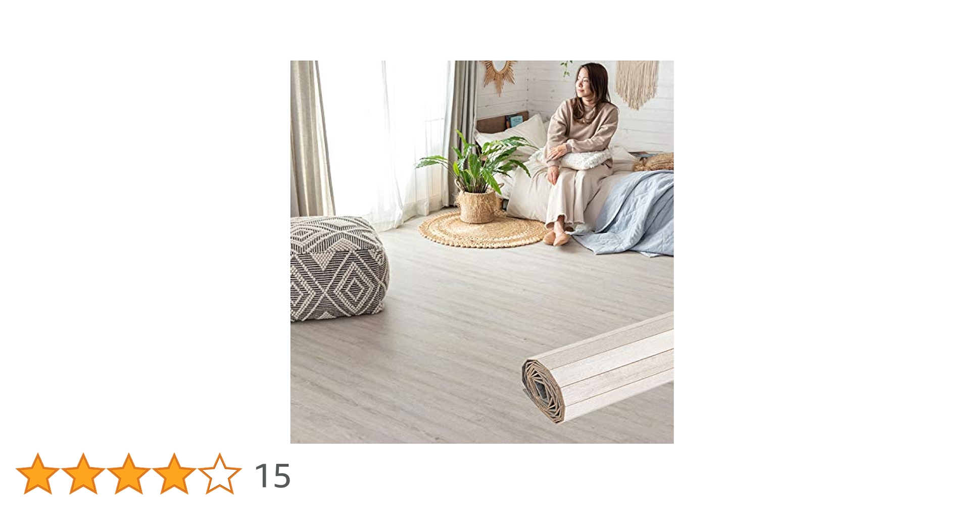 Amazon | ウッドカーペット 6畳用 江戸間6畳用 260x350cm