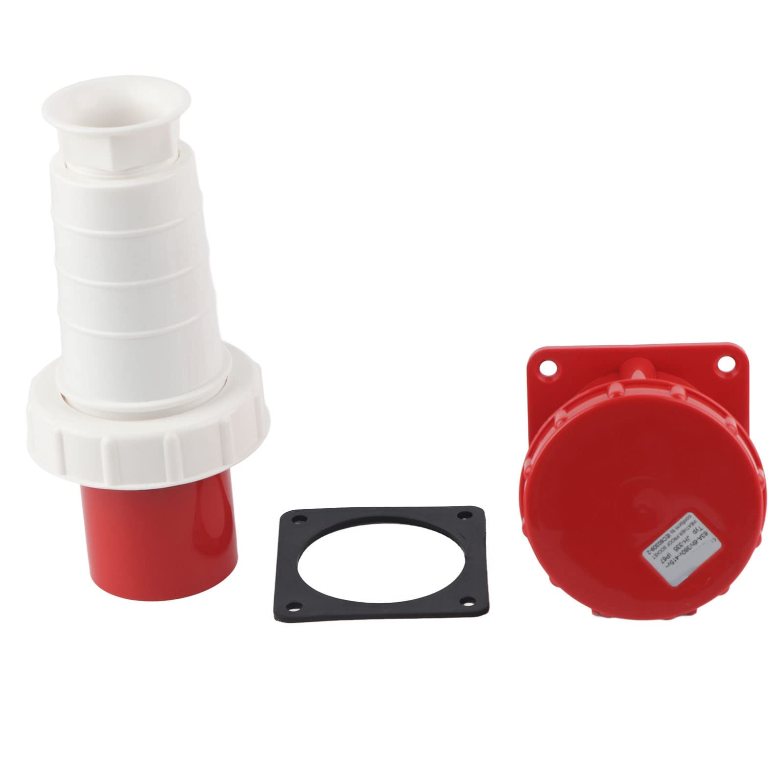 Fafeicy Conector Industrial de Aviación de 5 Núcleos Tipo Oculto, 63A
