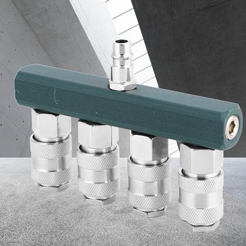 Connecteur rapide à 4 voies résistant 1/4 po NPT