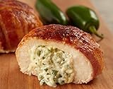 Burgers' Smokehouse Gourmet Stuffed and Bacon Wrapped Chicken Breast Filets (Jalepeno & Cream Cheese)