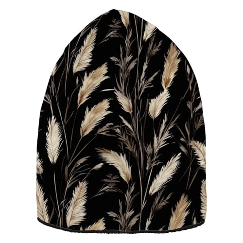 EtherSpher Gorro de invierno con diseño romántico de lavanda para San Valentín, color negro para mujer (prop1), Black Valentine Romantic Lavender, talla única