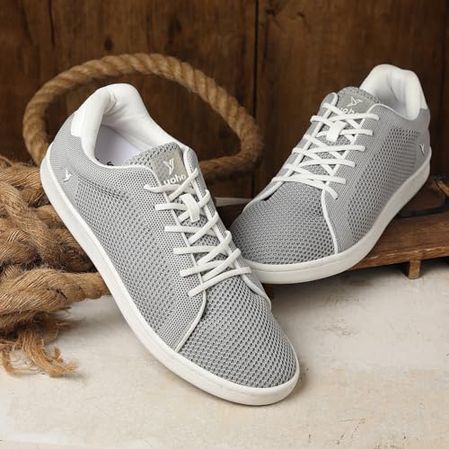 Image of YOHO Wind Sneakers for Men | Stylish Casual Shoes with Elastic Laces | Comfortable, Stretchable & Ultra-Lightweight | Premium Breathable Mesh Fabric