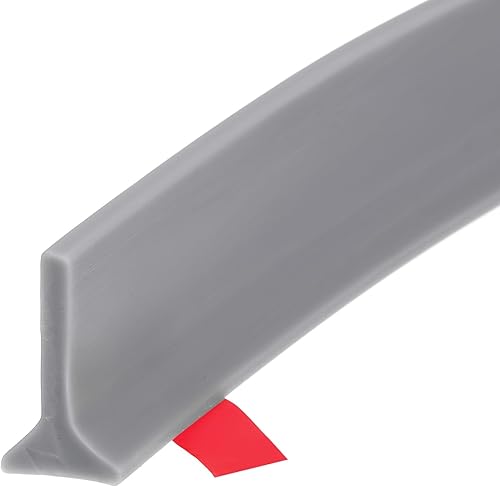 uxcell Tapón de barrera de ducha plegable de 78 pulgadas en forma de T, bloqueador de protección contra salpicaduras de agua para baño, cocina,