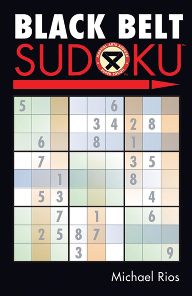 Black Belt Sudoku by Michael Rios PAPERBACK 9781402735981