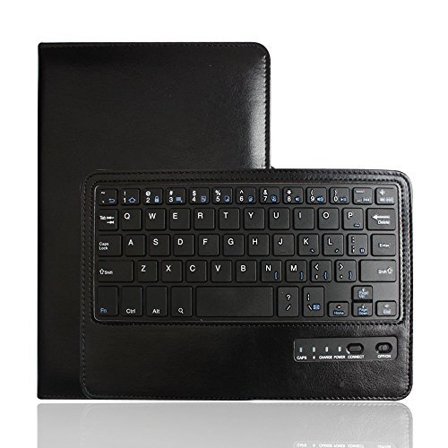 KVAGO Kindle Fire HD 7 Leather Case with Keyboard Stylish Soft Durable